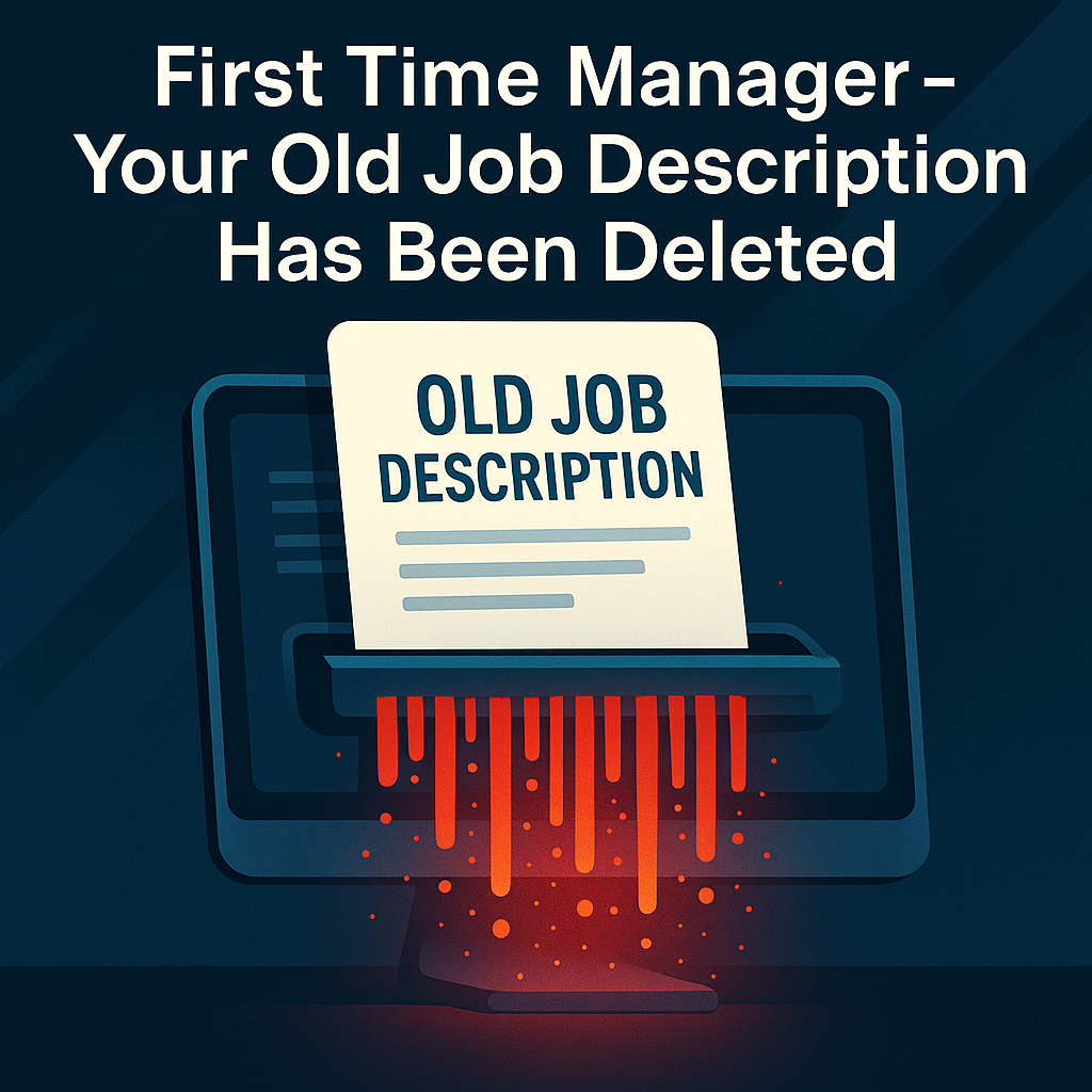 An old job description is being shredded on a computer screen
